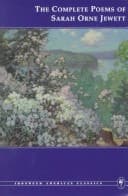 Cover of The Complete Poems of Sarah Orne Jewett (Ironweed American Classics)