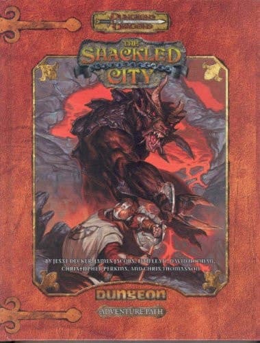 Cover of The Shackled City Adventure Path