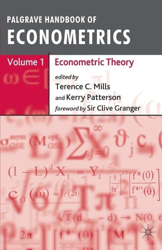 Cover of Palgrave Handbook of Econometrics Volume 1: Econometric Theory