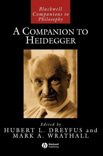 Cover of A Companion to Heidegger (Blackwell Companions to Philosophy, Vol. 29)