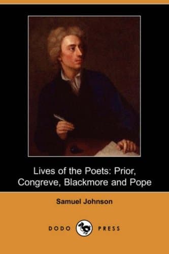 Cover of Lives of the Poets Prior, Congreve, Blackmore and Pope
