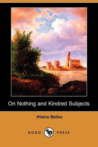 Cover of On Nothing and Kindred Subjects