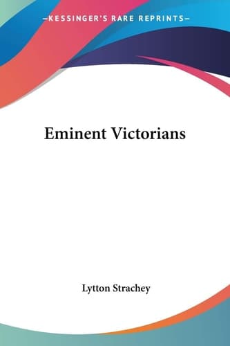 Cover of Eminent Victorians