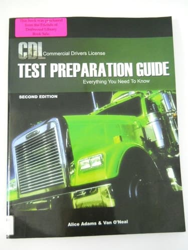 Cover of CDL Test Preparation Guide Everything You Need to Know