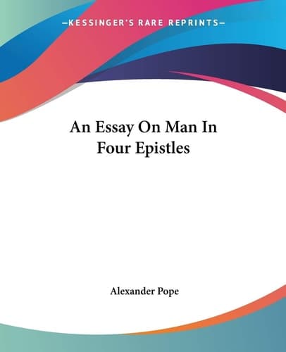 Cover of An Essay On Man In Four Epistles