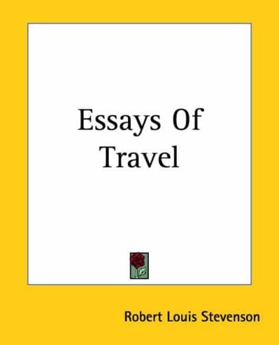 Cover of Essays Of Travel