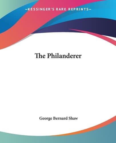 Cover of The Philanderer A Facsimile of the Holograph Manuscript