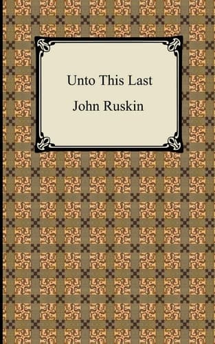 Cover of Unto This Last