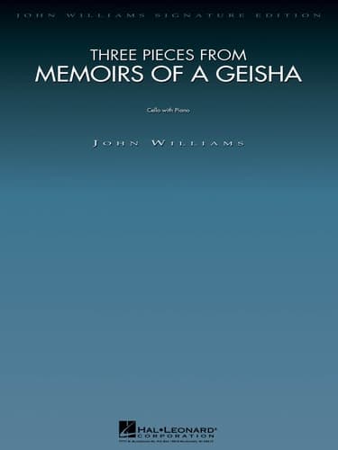 Cover of Three Pieces from Memoirs of a Geisha Cello and Piano