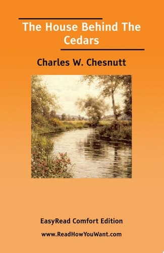 Cover of House Behind the Cedars EasyRead Comfort