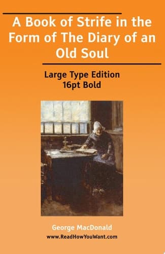 Cover of A Book of Strife in the Form of the Diary of an Old Soul