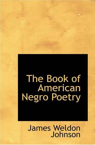 Cover of The Book of American Negro Poetry