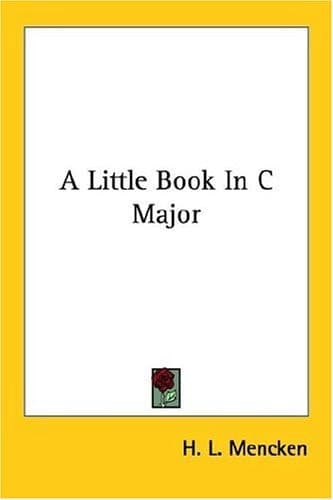Cover of A Little Book In C Major