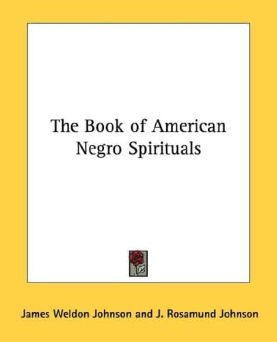 Cover of The Book of American Negro Spirituals