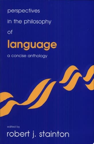 Cover of Perspectives in the Philosophy of Language A Concise Anthology