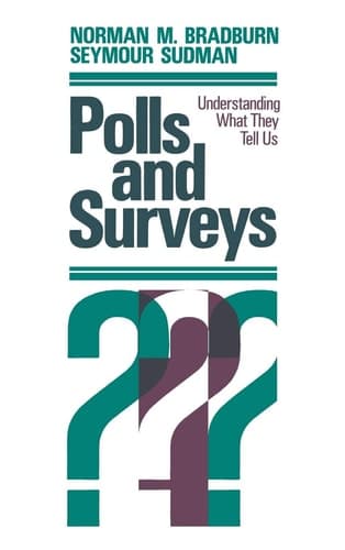 Cover of Polls and Surveys: Understanding What they Tell Us