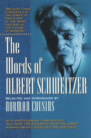 Cover of The Words of Albert Schweitzer