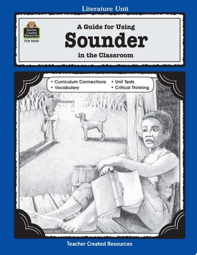 Cover of A Guide for Using Sounder in the Classroom