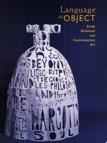 Cover of Language as Object Emily Dickinson and Contemporary Art