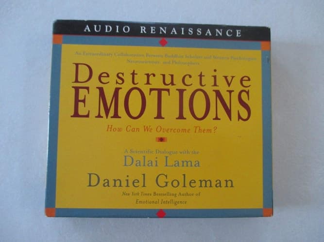 Cover of Destructive Emotions: How Can We Overcome Them?: A Scientific Dialogue with the Dalai Lama