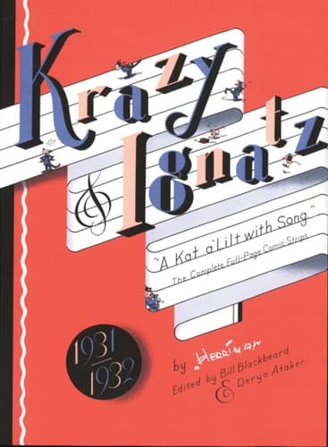Cover of Krazy & Ignatz 1931-1932: "A Kat a'Lilt with Song" (Krazy Kat)