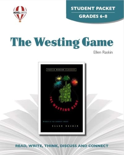 Cover of The Westing Game Novel Units Student Packet