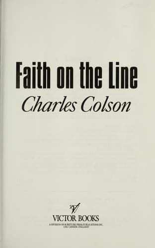 Cover of Faith on the Line