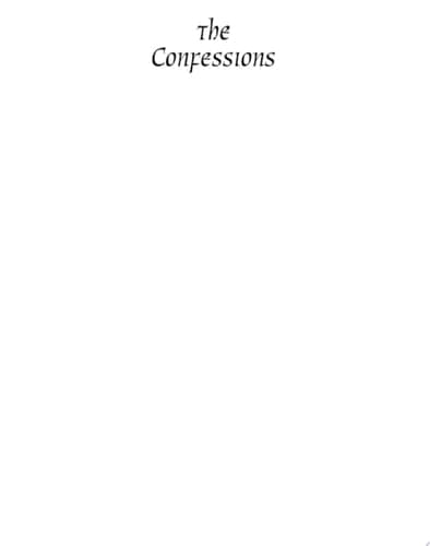 Cover of The Confessions