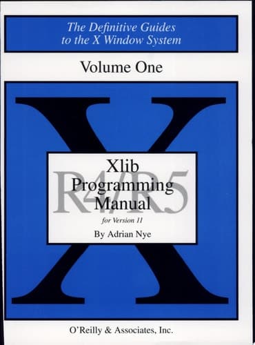 Cover of Xlib Programming Manual
