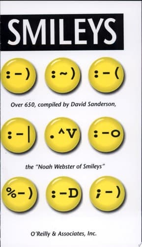 Cover of Smileys Over 650, Compiled by David Sanderson, the Noah Webster of Smileys