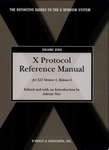 Cover of X Protocol Reference Manual for X11, Release 6