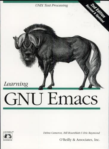 Cover of Learning GNU Emacs