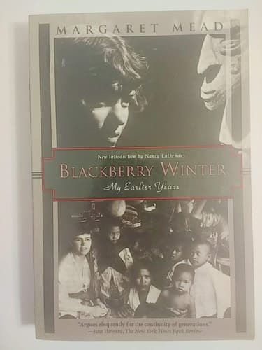 Cover of Blackberry Winter: My Earlier Years (Kodansha Globe)
