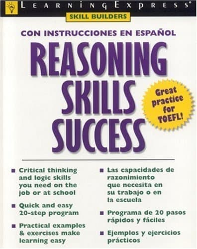 Cover of Reasoning skills success con instrucciones en español