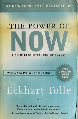 Cover of The Power of Now A Guide to Spiritual Enlightenment