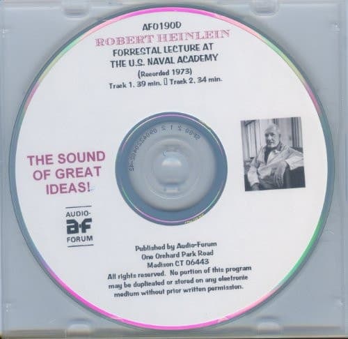 Cover of Forrestal Lecture at the US Naval Academy (CD)