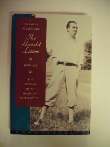 Cover of The Harold Letters 1928-1943: The Making of an American Intellectual