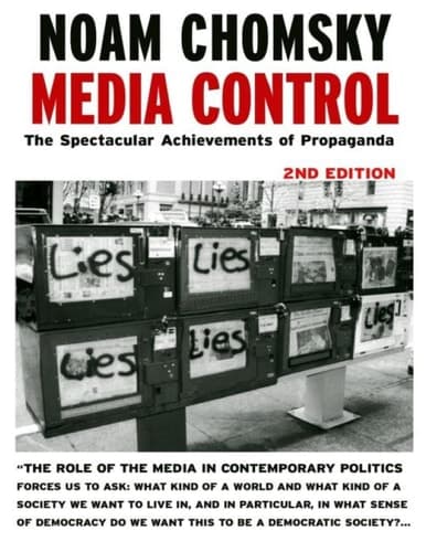Cover of Media Control The Spectacular Achievements of Propaganda