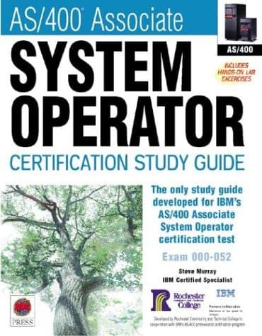 Cover of AS/400 Associate System Operator Certification Study Guide
