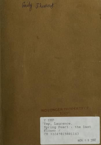 Cover of Spring Pearl The Last Flower