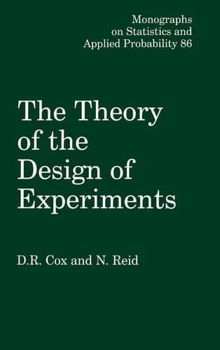 Cover of The Theory of the Design of Experiments