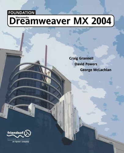 Cover of Foundation Dreamweaver MX 2004