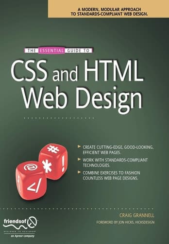 Cover of The Essential Guide to CSS and HTML Web Design