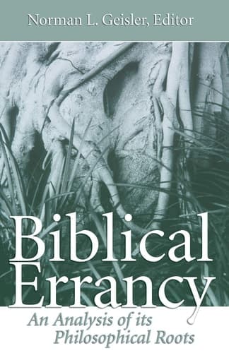 Cover of Biblical Errancy An Analysis of its Philosophical Roots