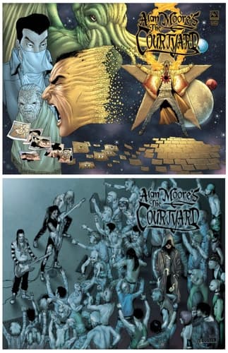 Cover of Alan Moore's the Courtyard Deluxe Hardcover Set