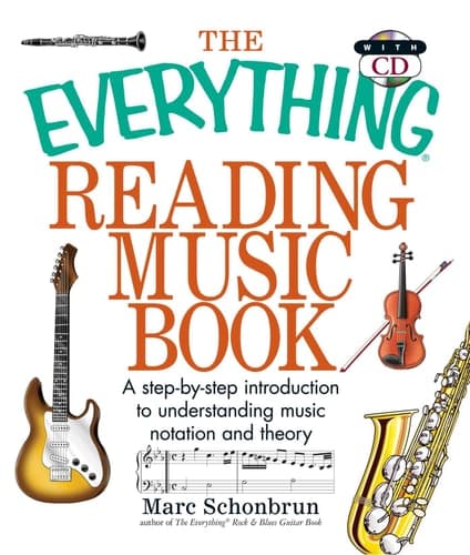 Cover of The Everything Reading Music A Step-By-Step Introduction To Understanding Music Notation And Theory