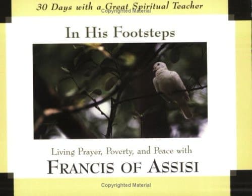Cover of In His Footsteps Living Prayer, Poverty, and Peace with Francis of Assisi