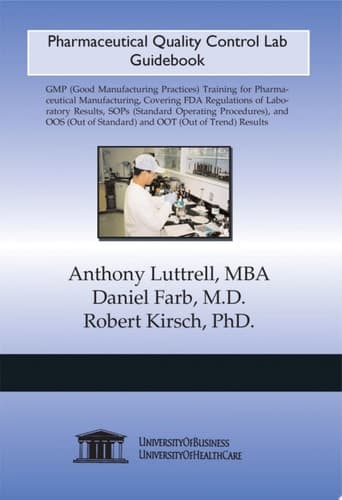 Cover of Pharmaceutical Quality Control Lab Guidebook