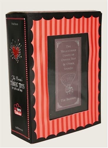 Cover of Tim Burton's Oyster Boy Book and Voodoo Girl Figure Boxed Set