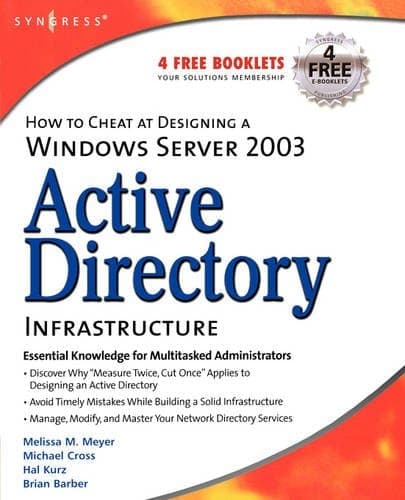 Cover of How to Cheat at Designing a Windows Server 2003 Active Directory Infrastructure